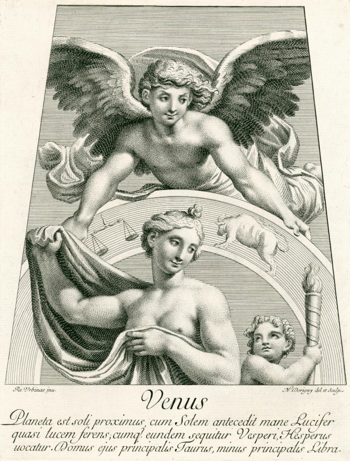 Sir Nicolas Dorigny, Raphaelis Sanctii Urbinatis Planetarium