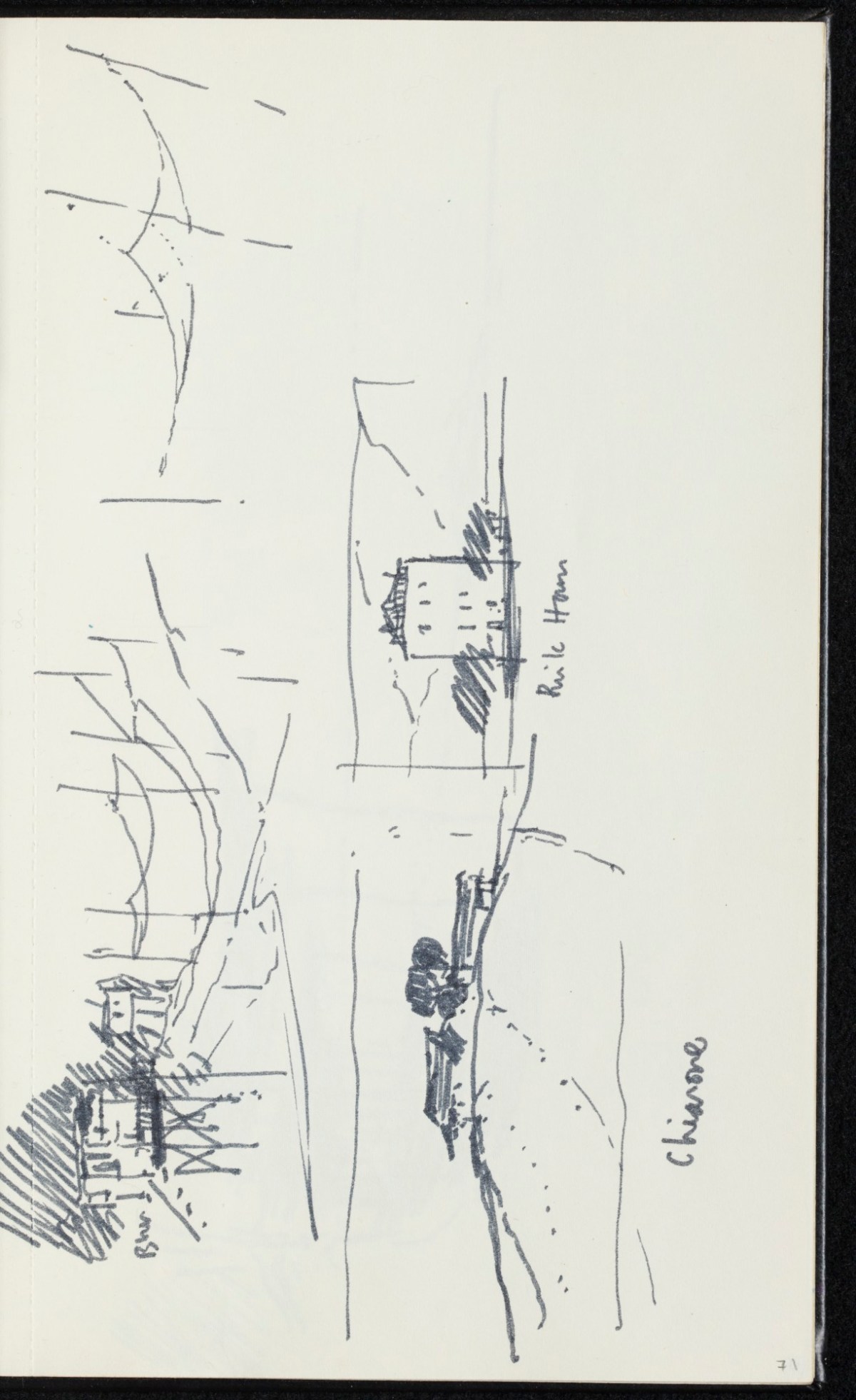 Sir Hugh Casson PRA, Majorca, Italy and Pembrokeshire sketchbook