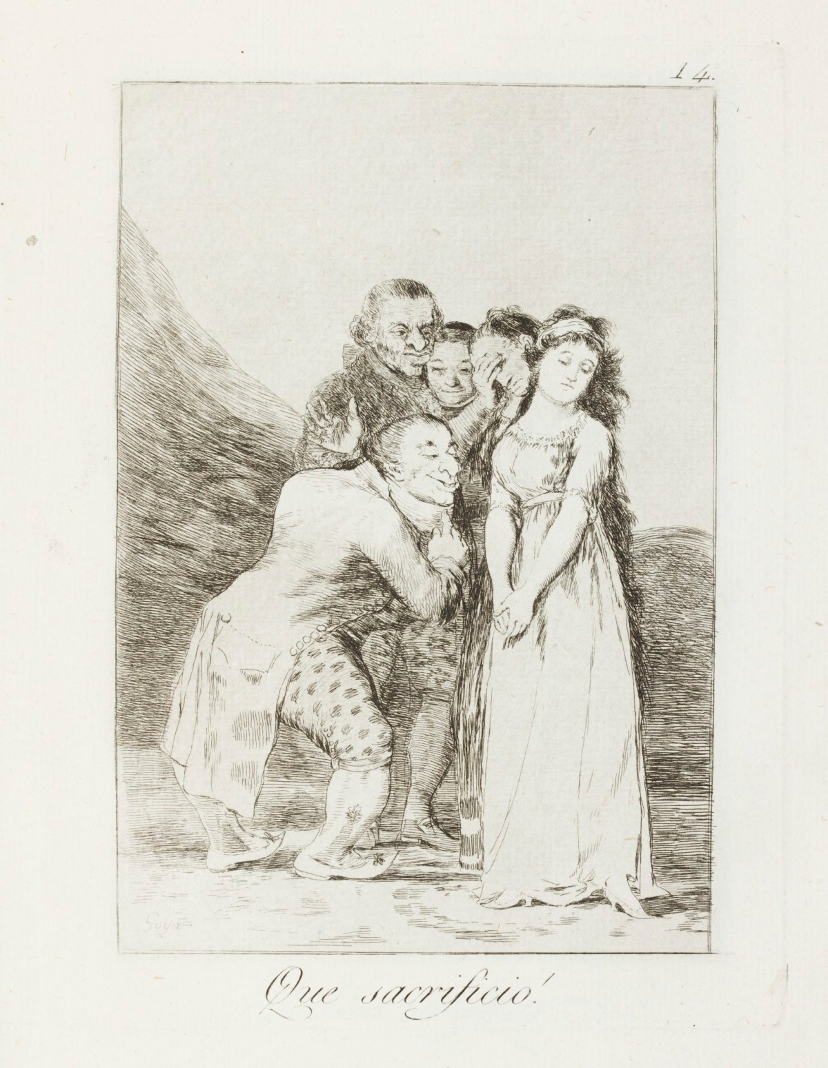 Francisco Goya, 'Que sacrificio!'