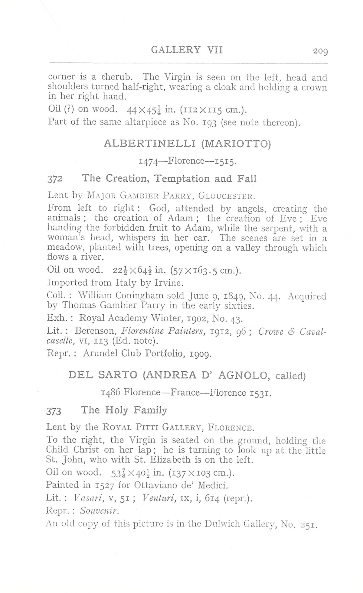 Page 213 of 1930 - Exhibition of Italian Art 1200-1900