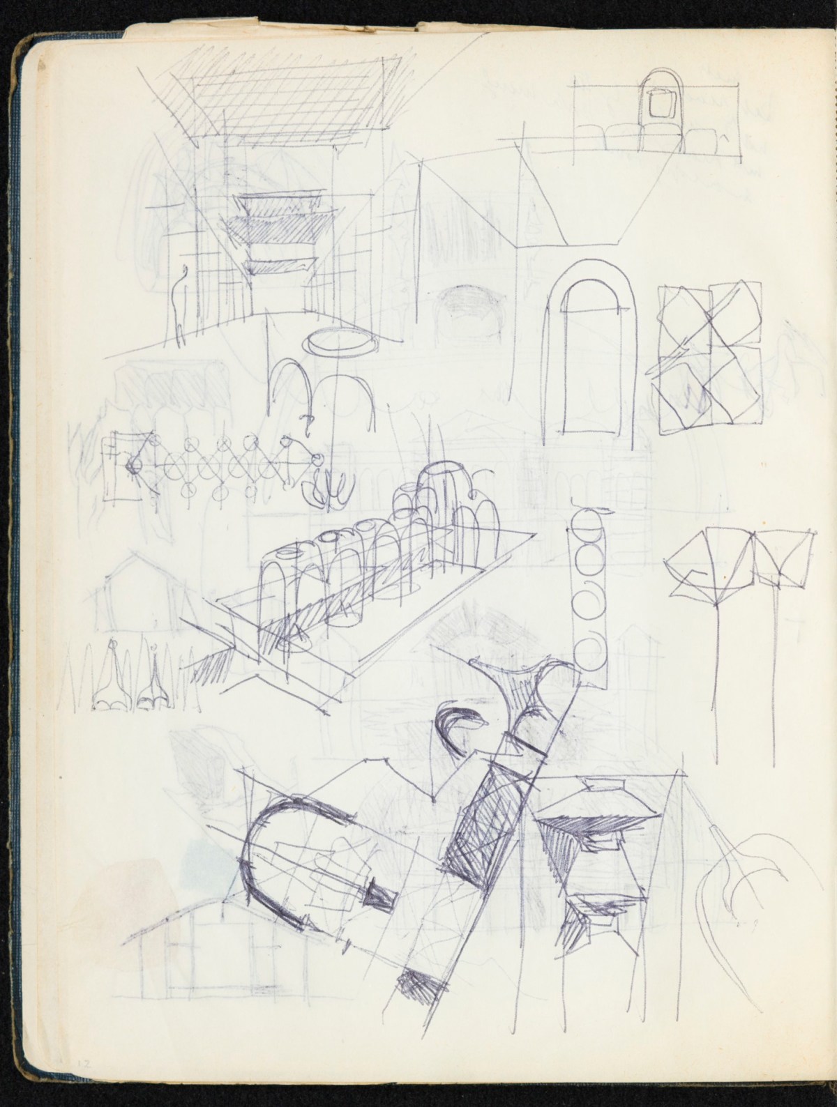 Sir Hugh Casson PRA, Britannia and Glyndebourne sketchbook