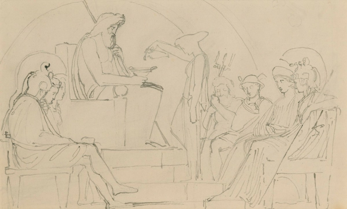 John Flaxman RA, The Council of the Gods