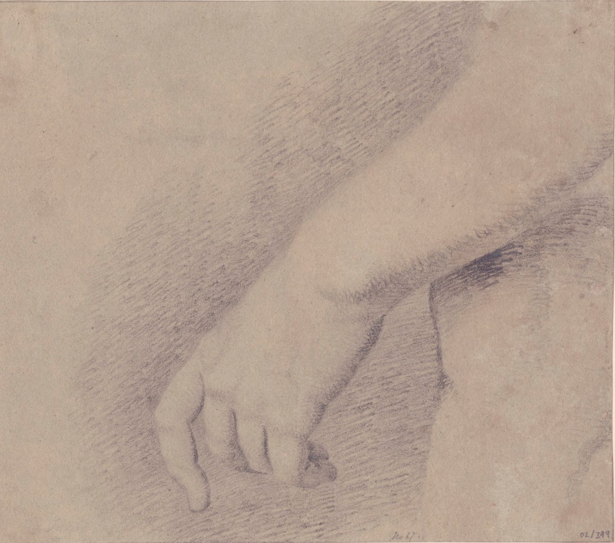 Benjamin Robert Haydon, A hand holding a scroll