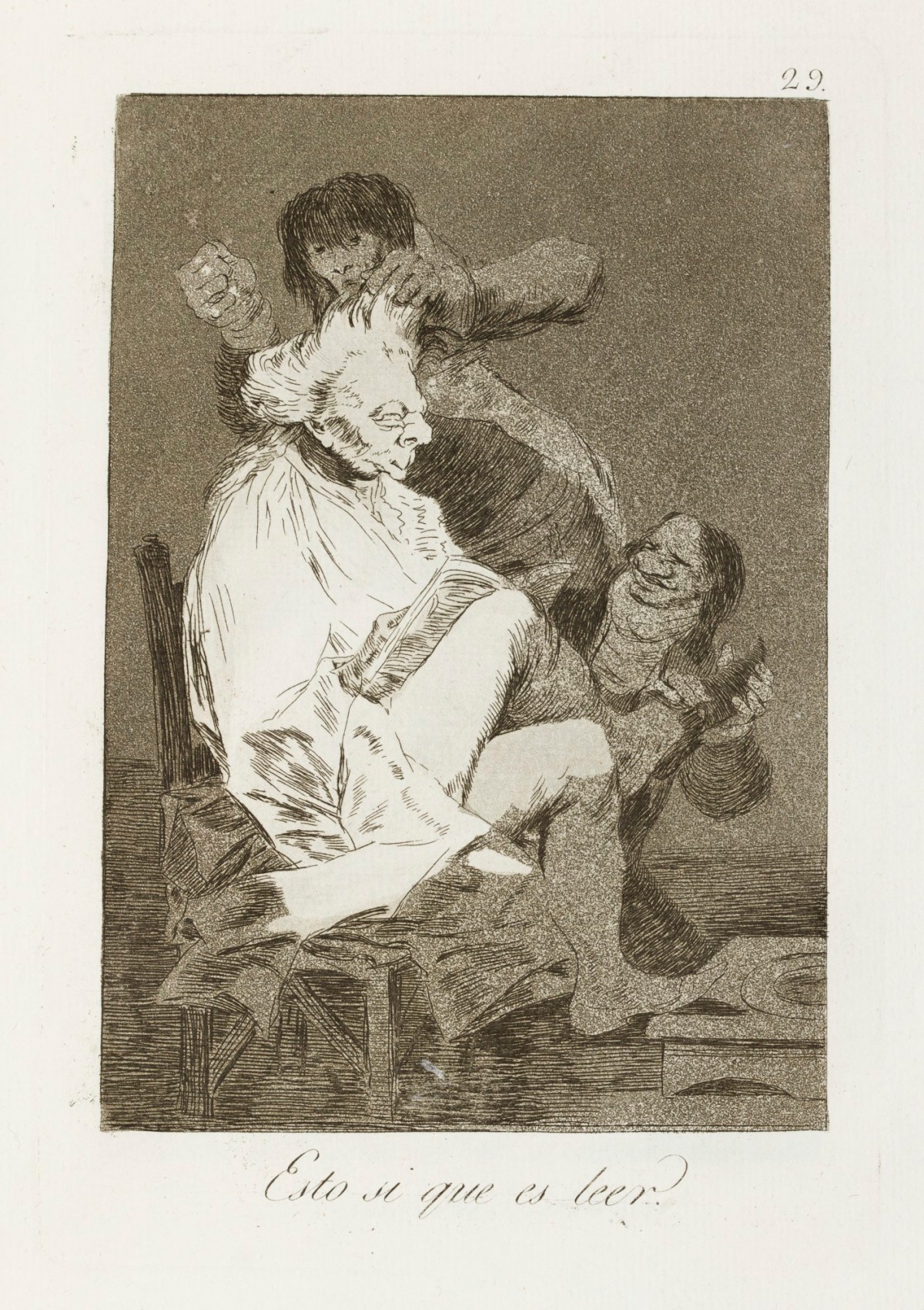 Francisco Goya, 'Esto si que es leer.'