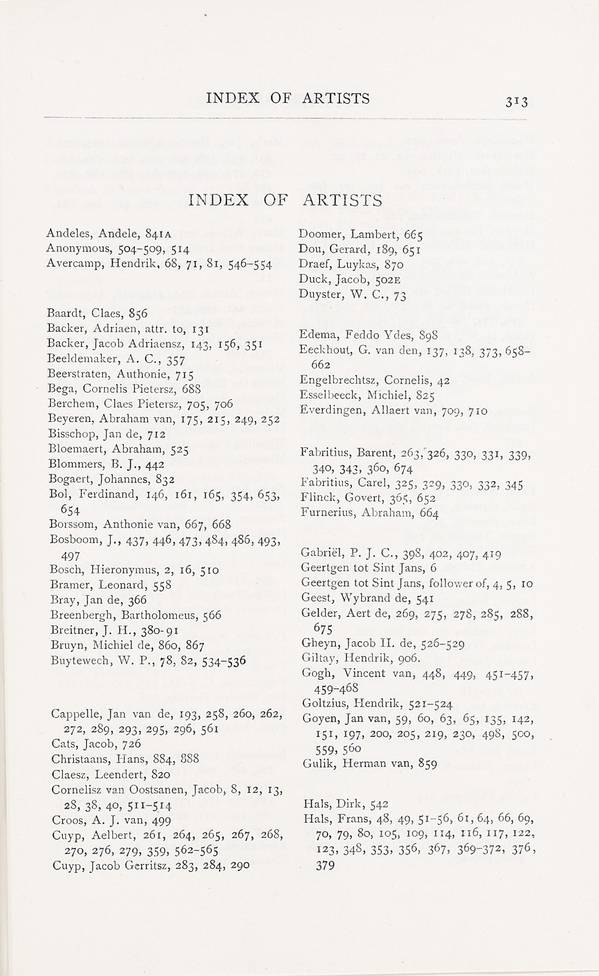 Page 317 of 1929 - Exhibition of Dutch Art 1450-1900