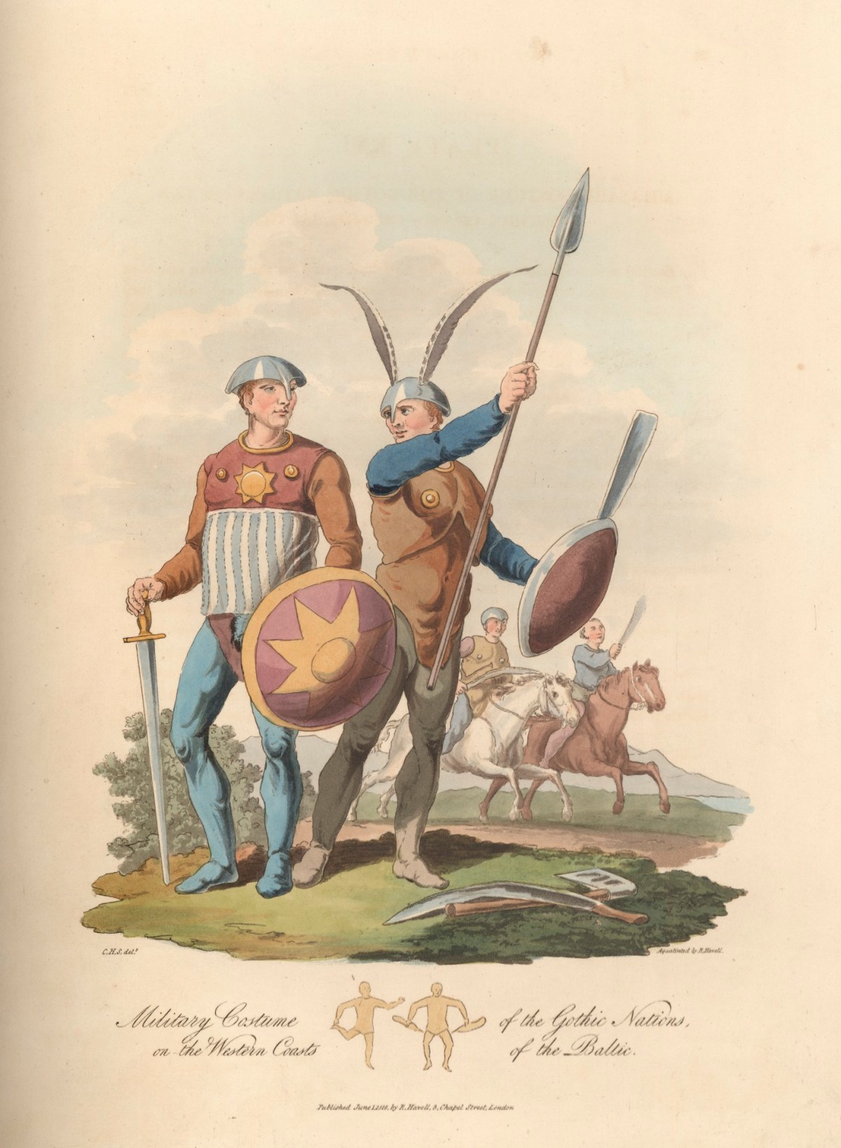 Charles Hamilton Smith, Military Costume of the Gothic Nations on the Western Coasts of the Baltic