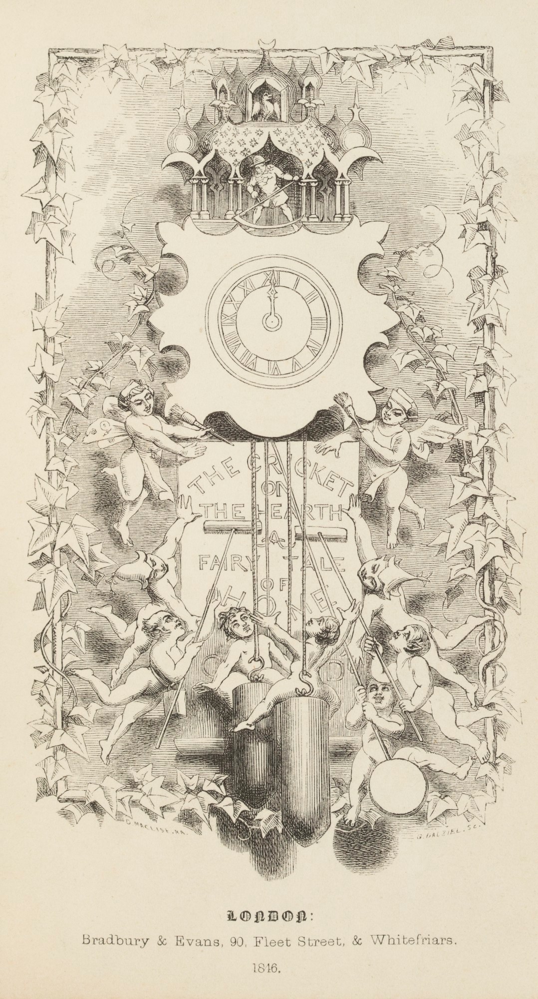 Daniel Maclise RA, Title-page