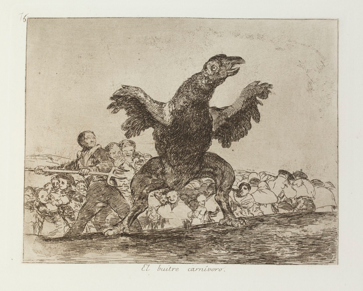 Francisco Goya, 'El buitre carnívoro.'