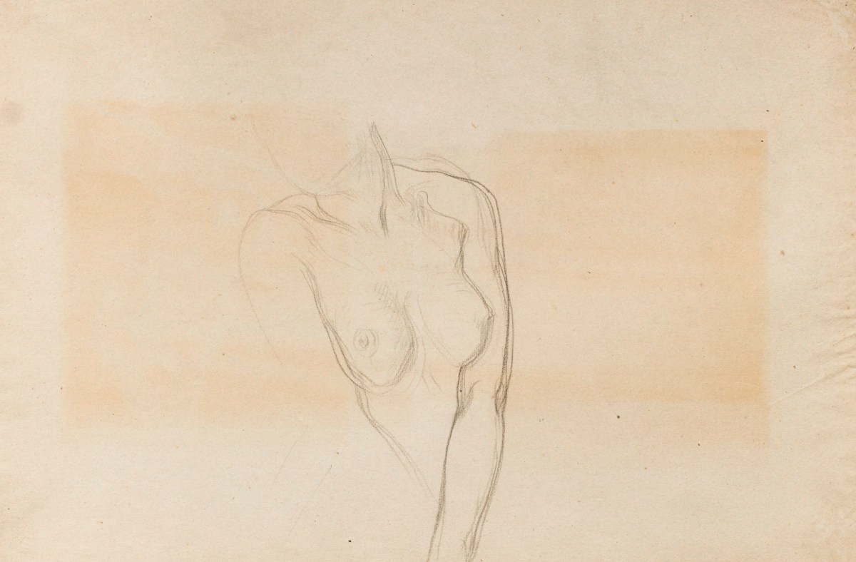 Lord Leighton PRA, Standing female nude - for 'Venus and Cupid'
