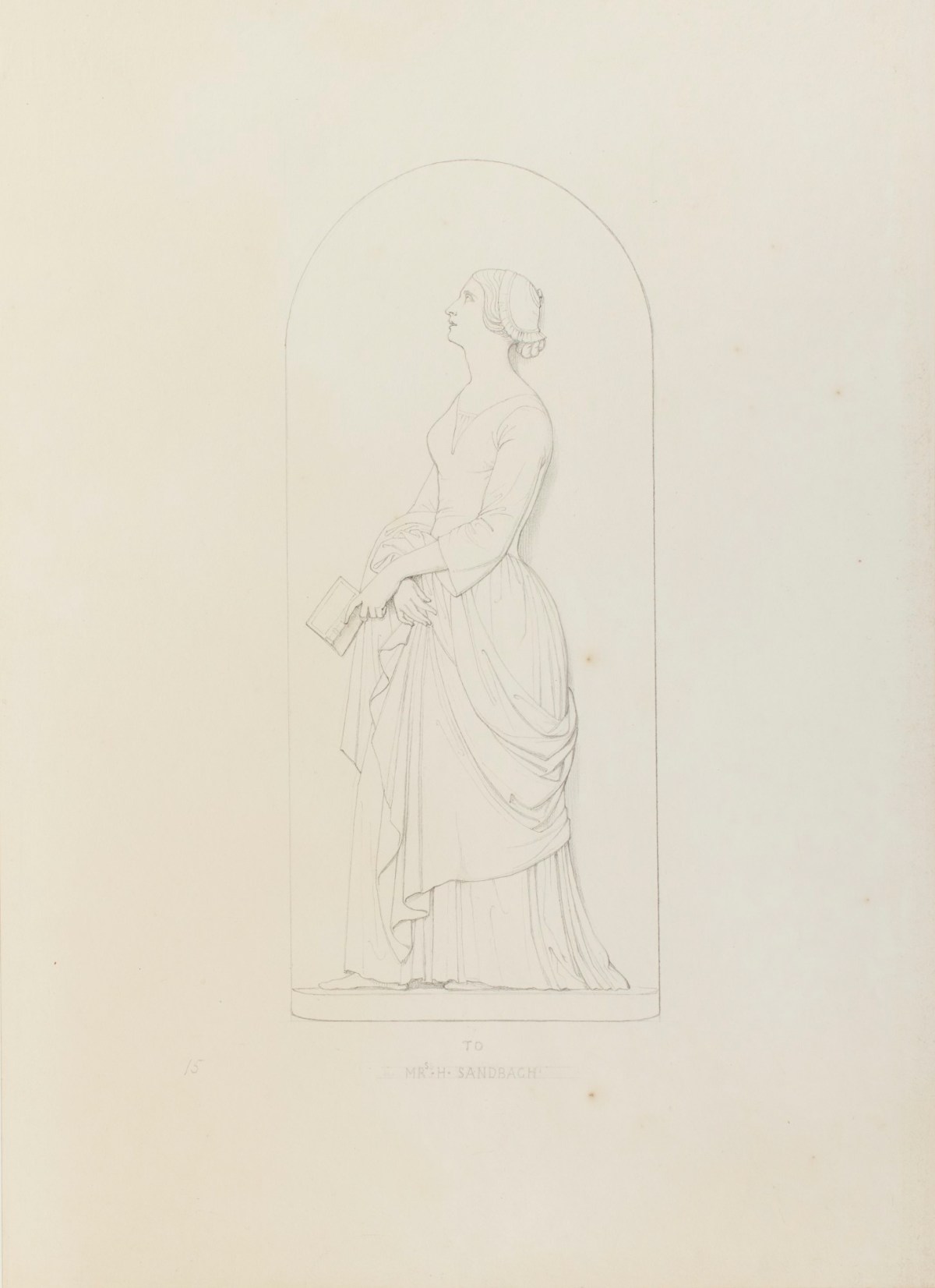 Paolo Guglielmi, Study after the monument to Margaret Sandbach