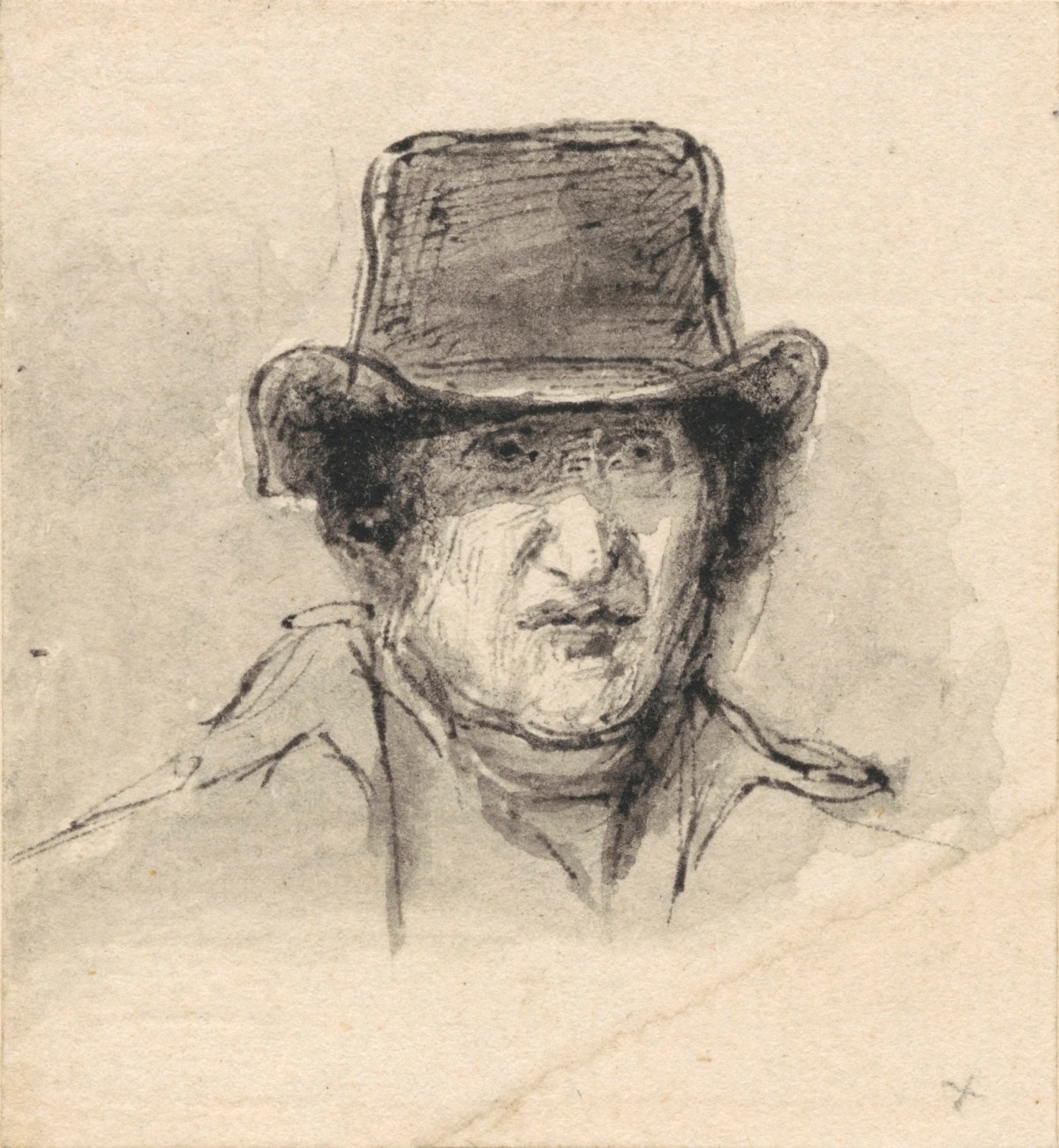Sir David Wilkie RA, A portrait of Granger the Royal Academy Porter