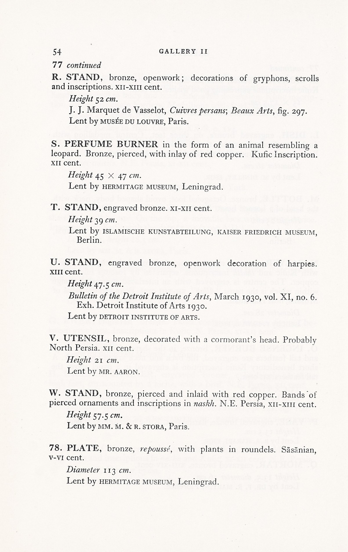 Page 82 of 1931 - International Exhibition of Persian Art
