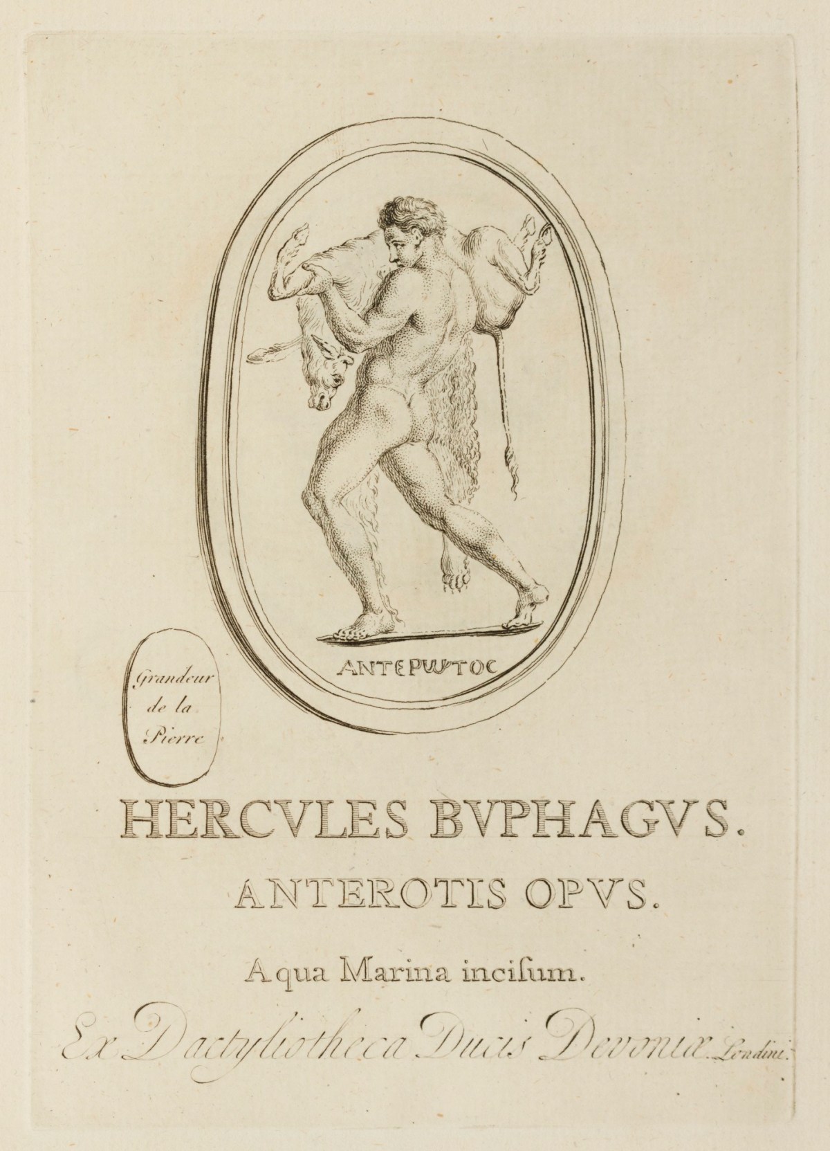 Claude Du Bosc, Hercules carrying the Cretan Bull