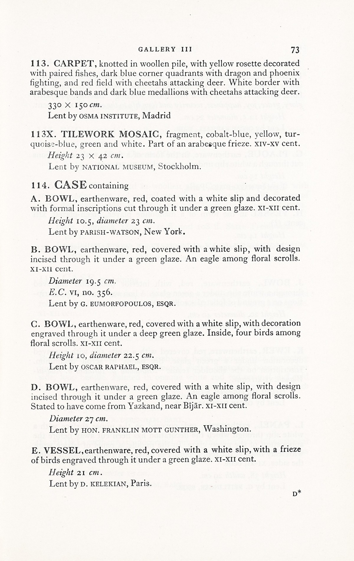 Page 101 of 1931 - International Exhibition of Persian Art