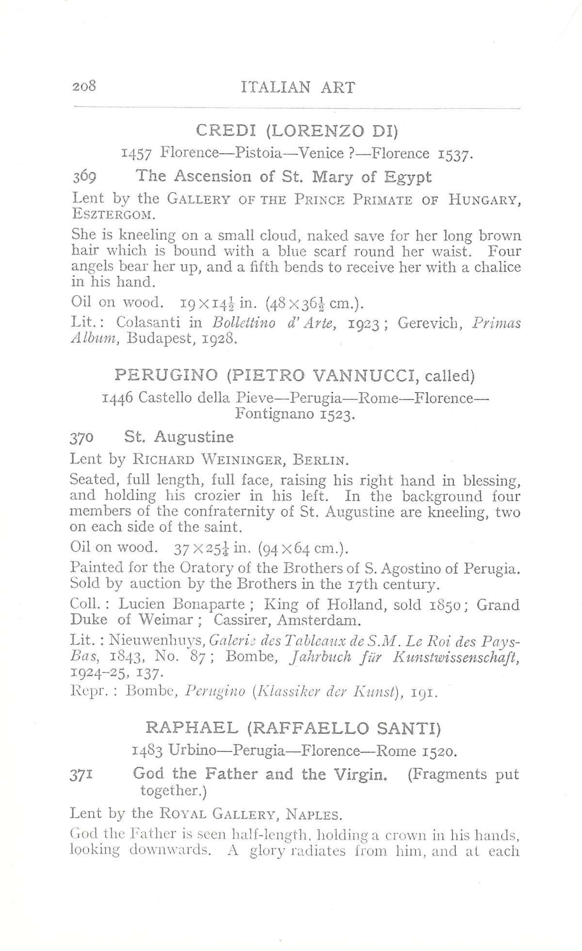Page 212 of 1930 - Exhibition of Italian Art 1200-1900