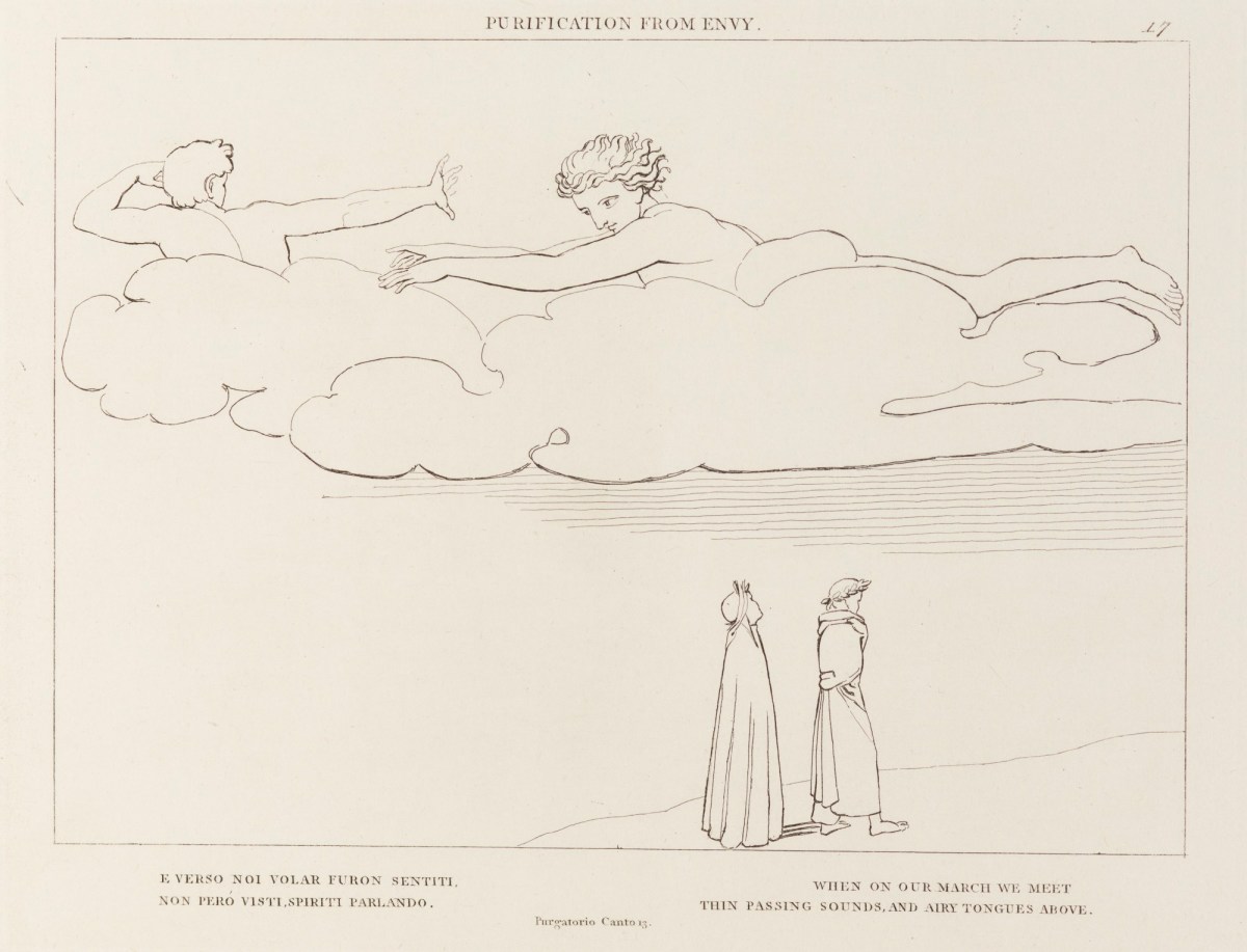 John Flaxman RA, 'Purification from envy' (from The Divine Comedy, Purgatory)