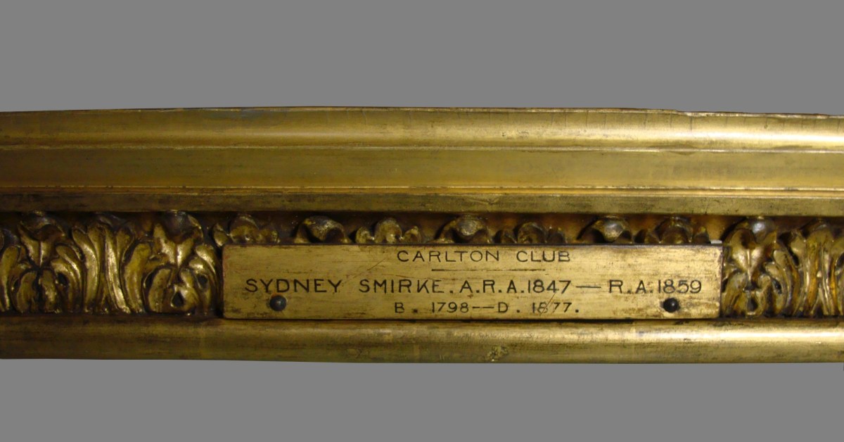 Unknown, Frame for Sydney Smirke RA 'Design for the Carlton Club, Pall Mall, Westminster, London: perspective'