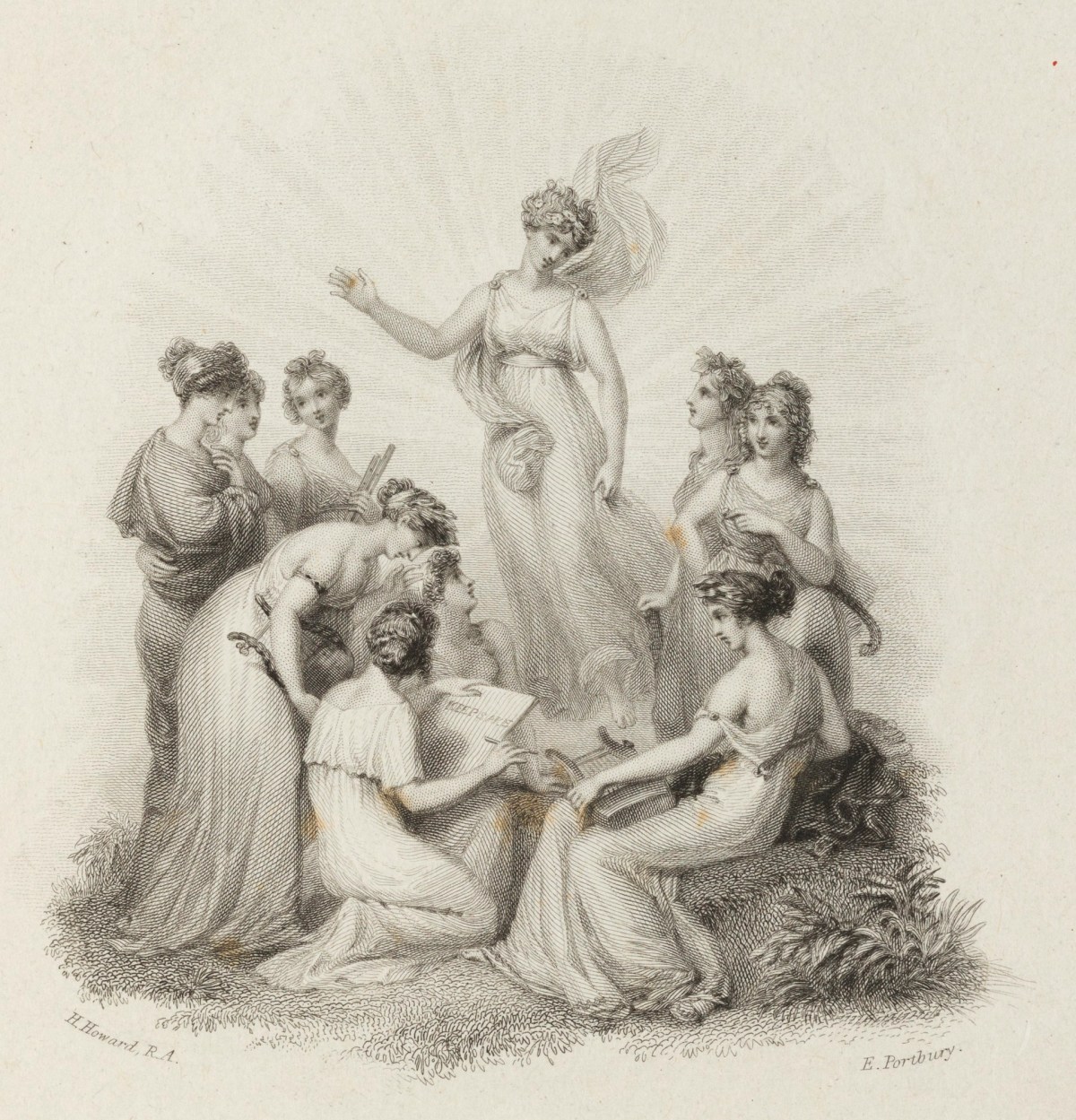 Henry Howard RA, A group of nymphs