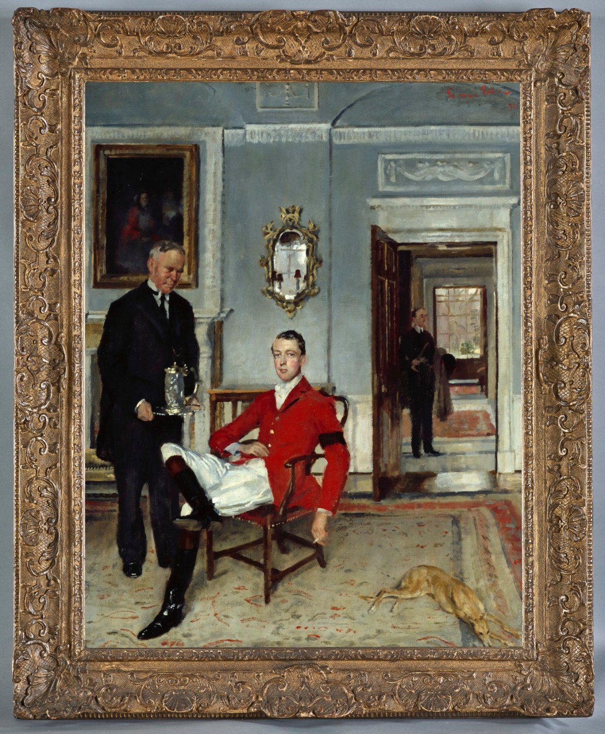 Unknown, Frame for Simon Elwes RA 'Portrait of Sir Richard Sykes..'