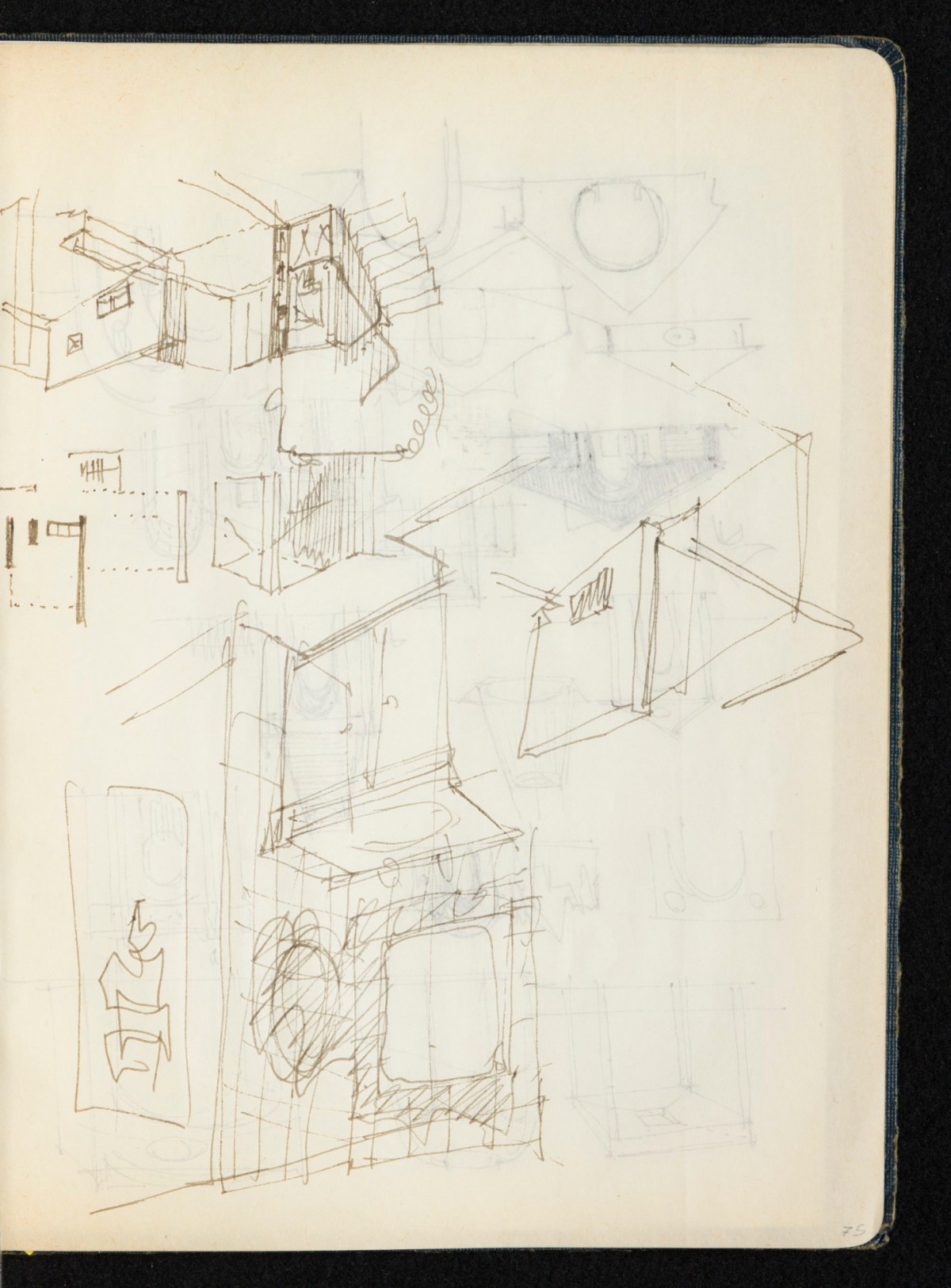 Sir Hugh Casson PRA, Britannia and Glyndebourne sketchbook