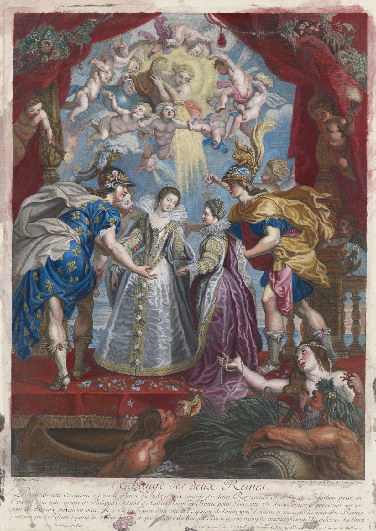 Peter Paul Rubens, L'Échange des deux Reines