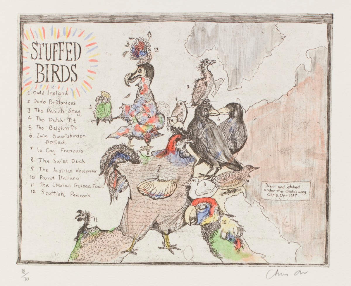 Chris Orr RA, Stuffed Birds