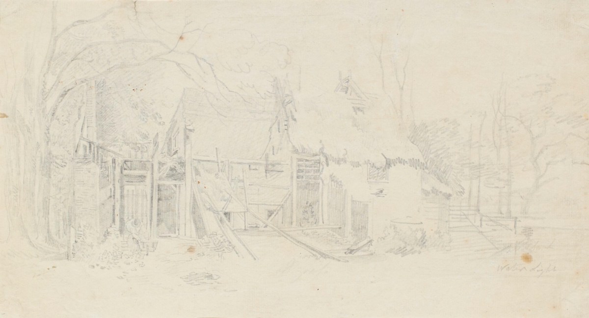 Philip Reinagle RA, Drawing of a cottage