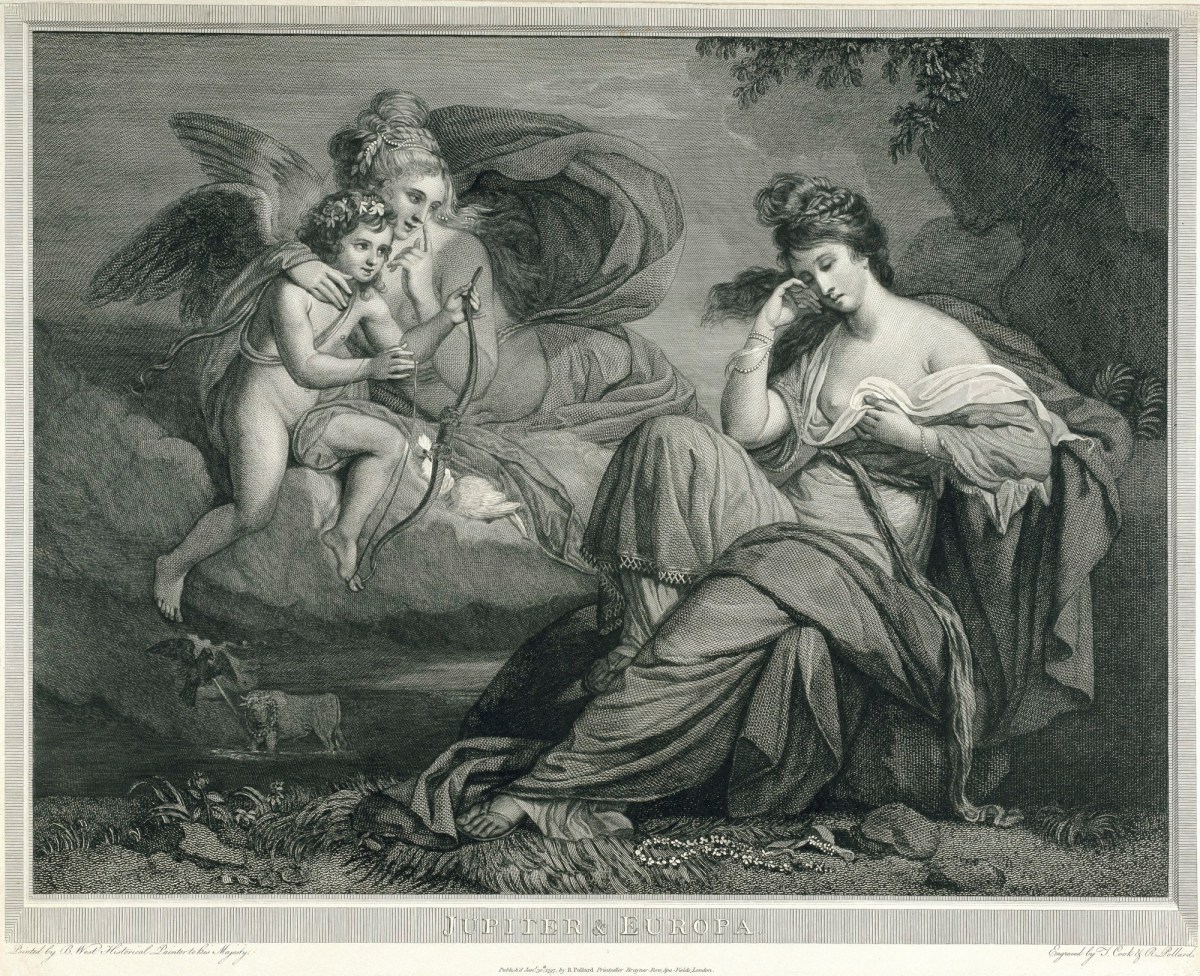 Benjamin West PRA, Venus and Europa