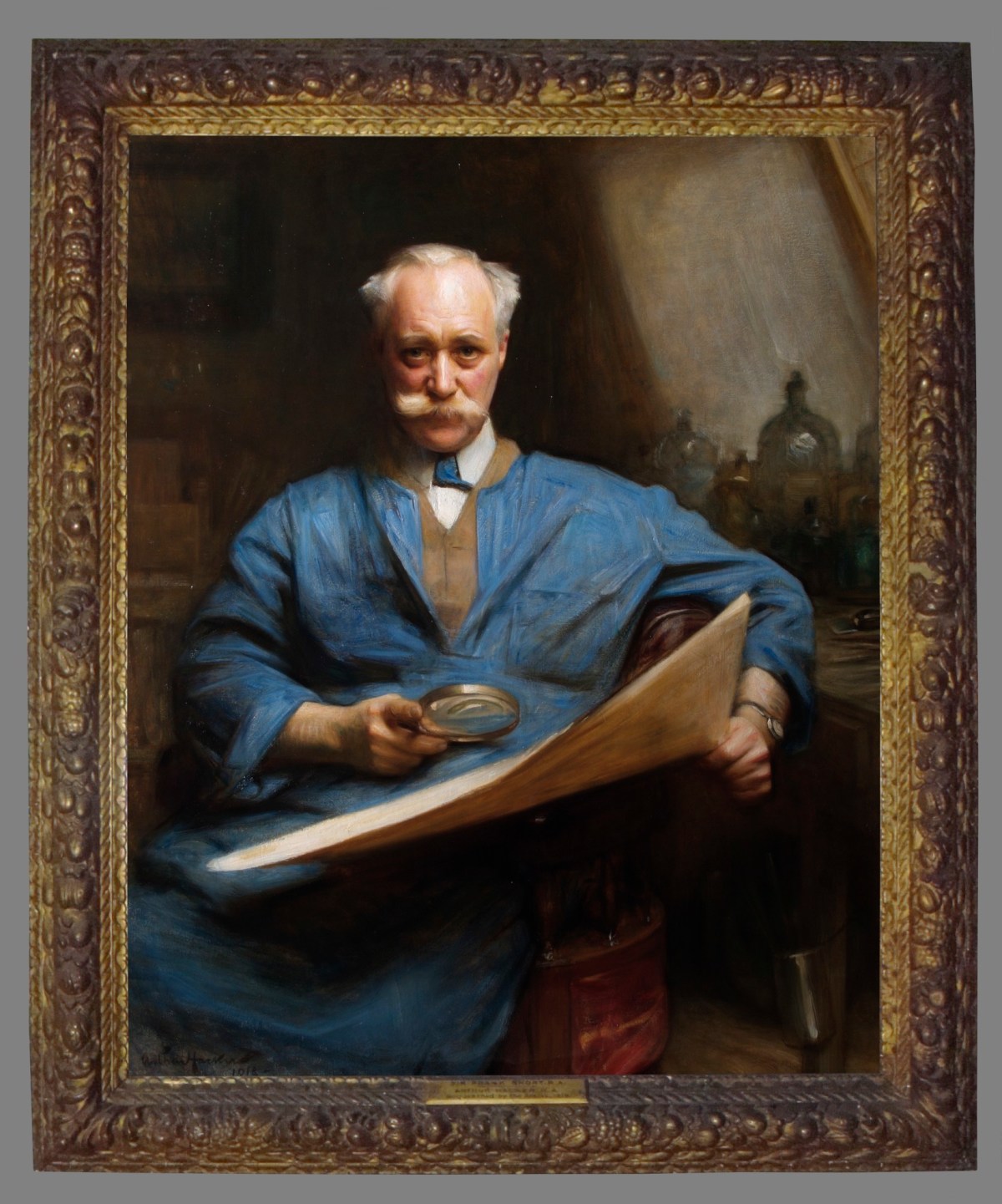 Unknown, Frame for Arthur Hacker RA 'Portrait of Sir Frank Short R.A.'