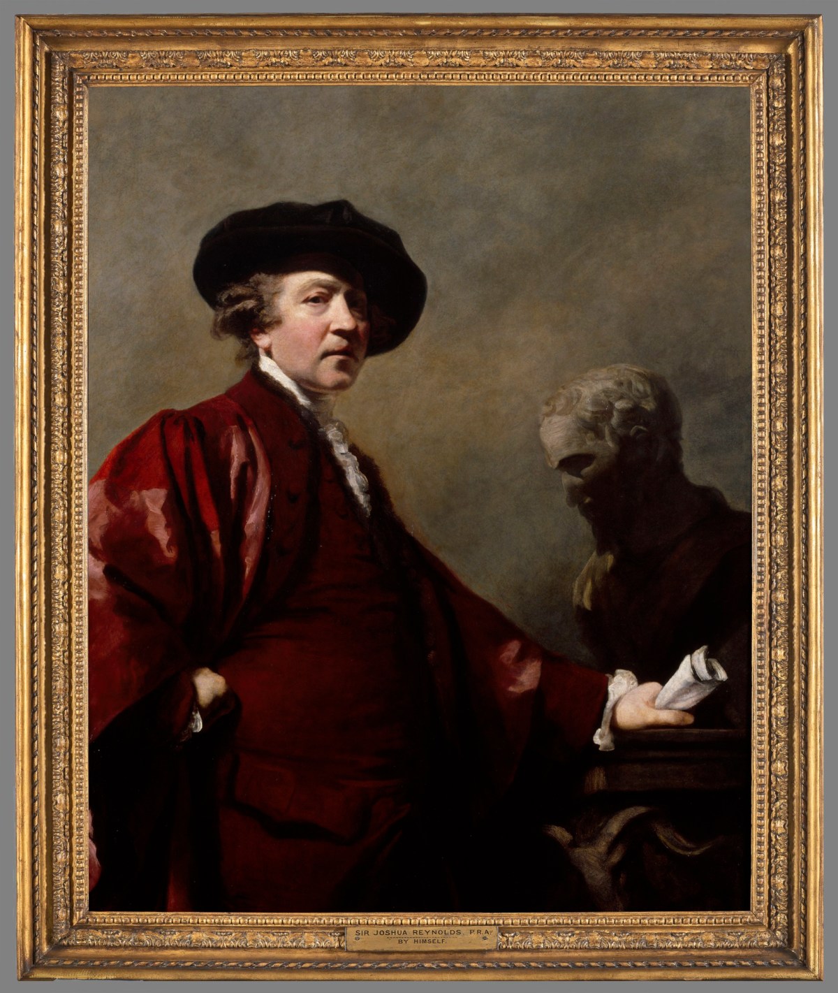 Thomas Vialls, Frame for Sir Joshua Reynolds PRA 'Self-portrait of Sir Joshua Reynolds, P.R.A.'