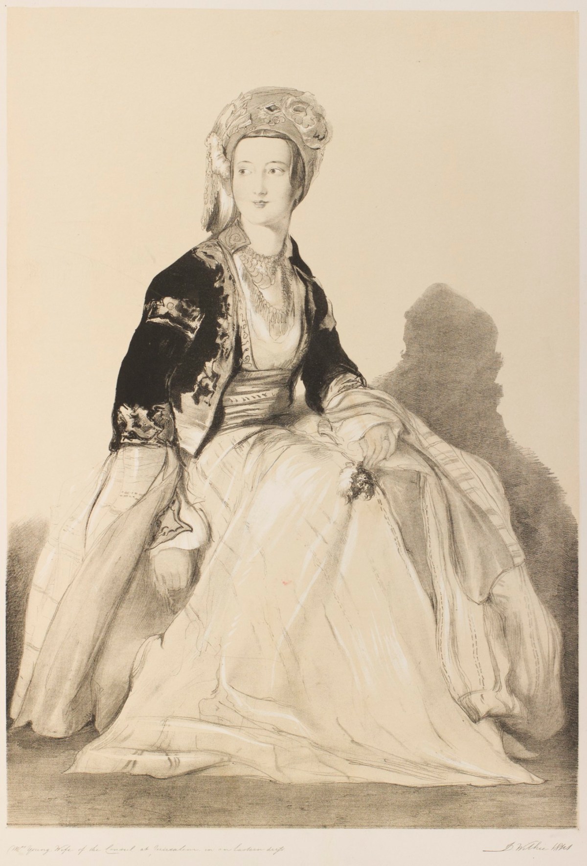 Sir David Wilkie RA, Mrs Young in an Eastern Dress