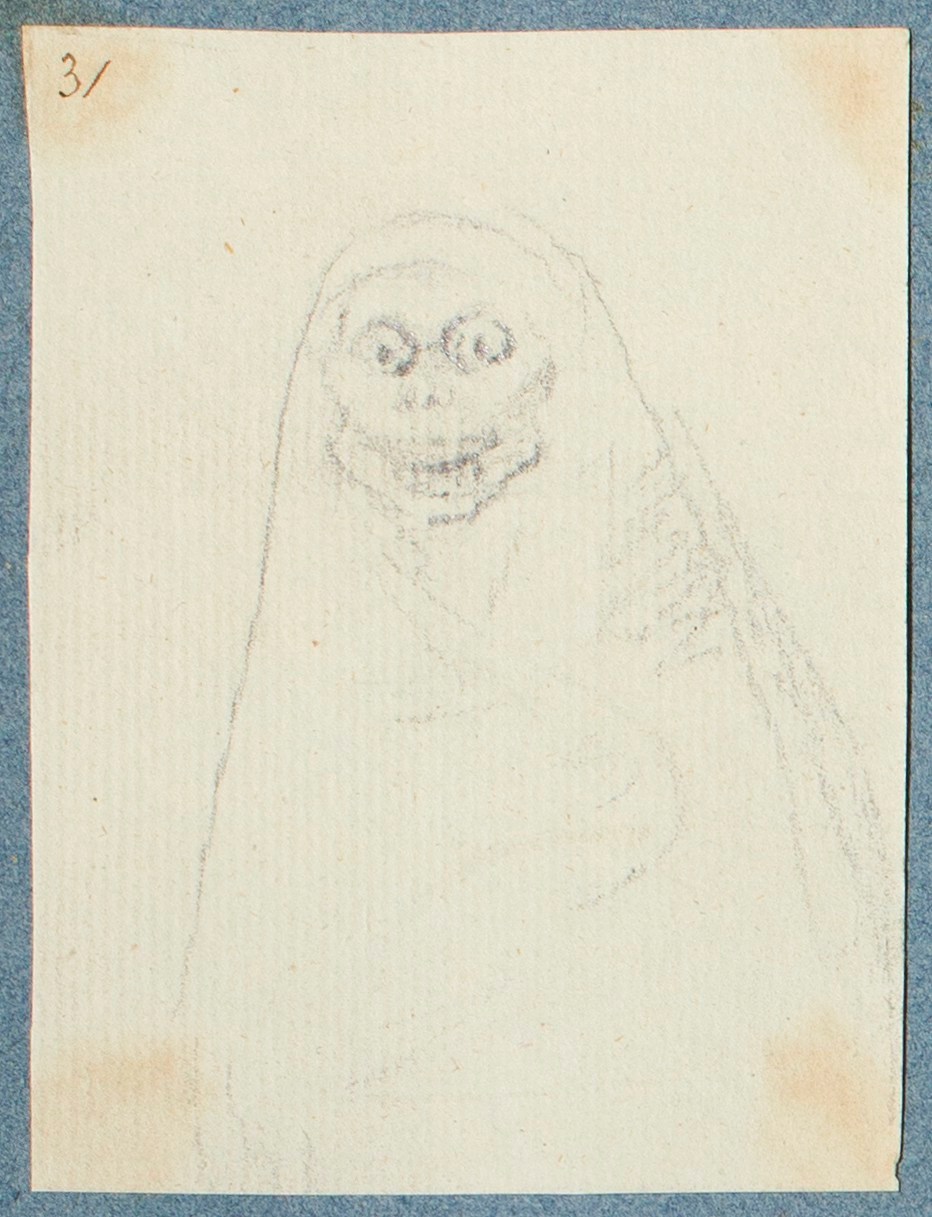 George Dance RA, Head of a ghostly figure