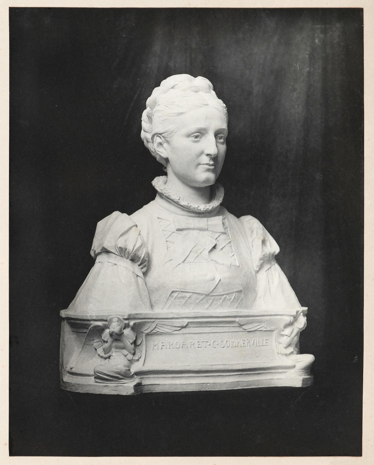 Unidentified photographer, Memorial bust of Margaret C. Sommerville
