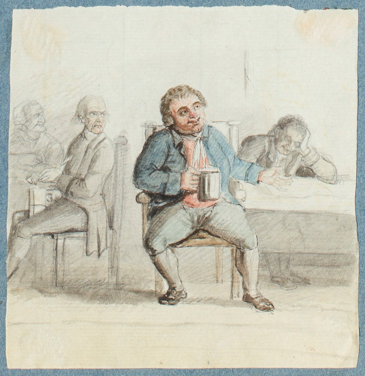 William Daniell RA, Scene in a tavern