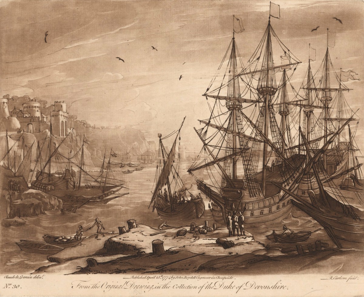 Richard Earlom, Harbour scene