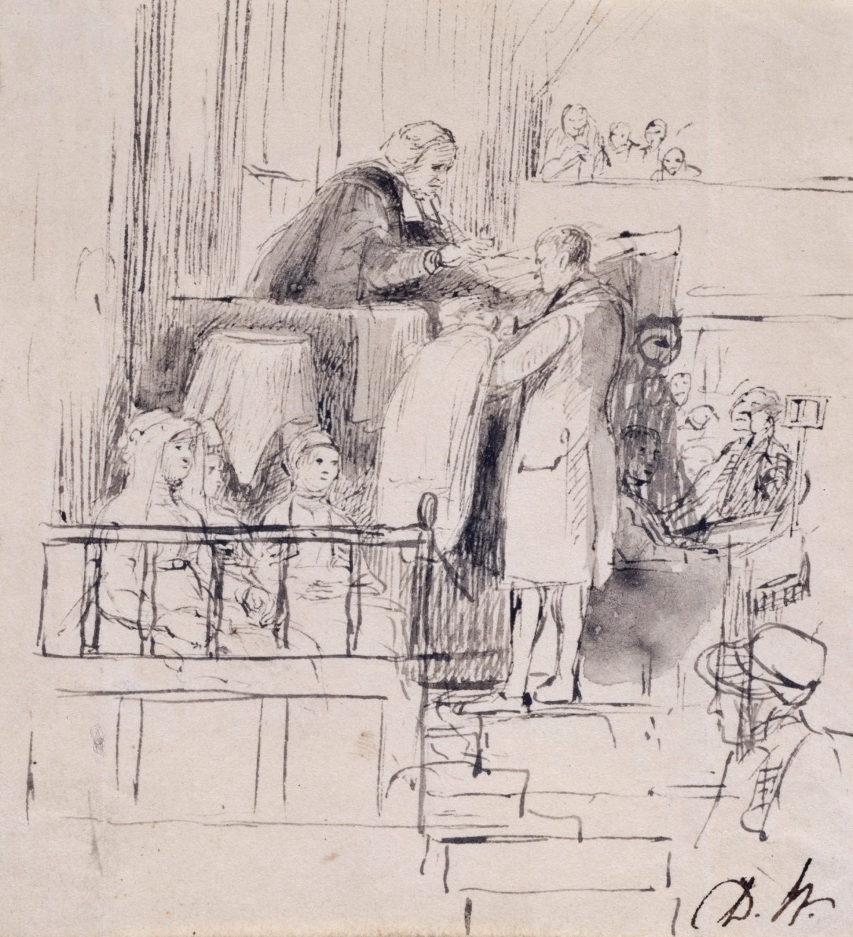 Sir David Wilkie RA, A Christening
