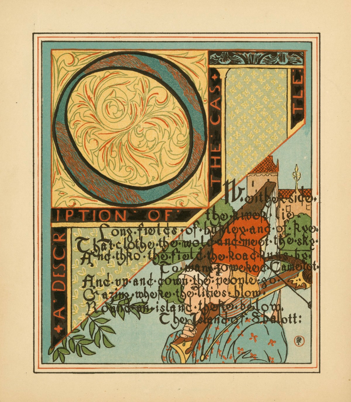 Howard Pyle, 'On either side of the river lie / Long fields of barley and of rye ...'