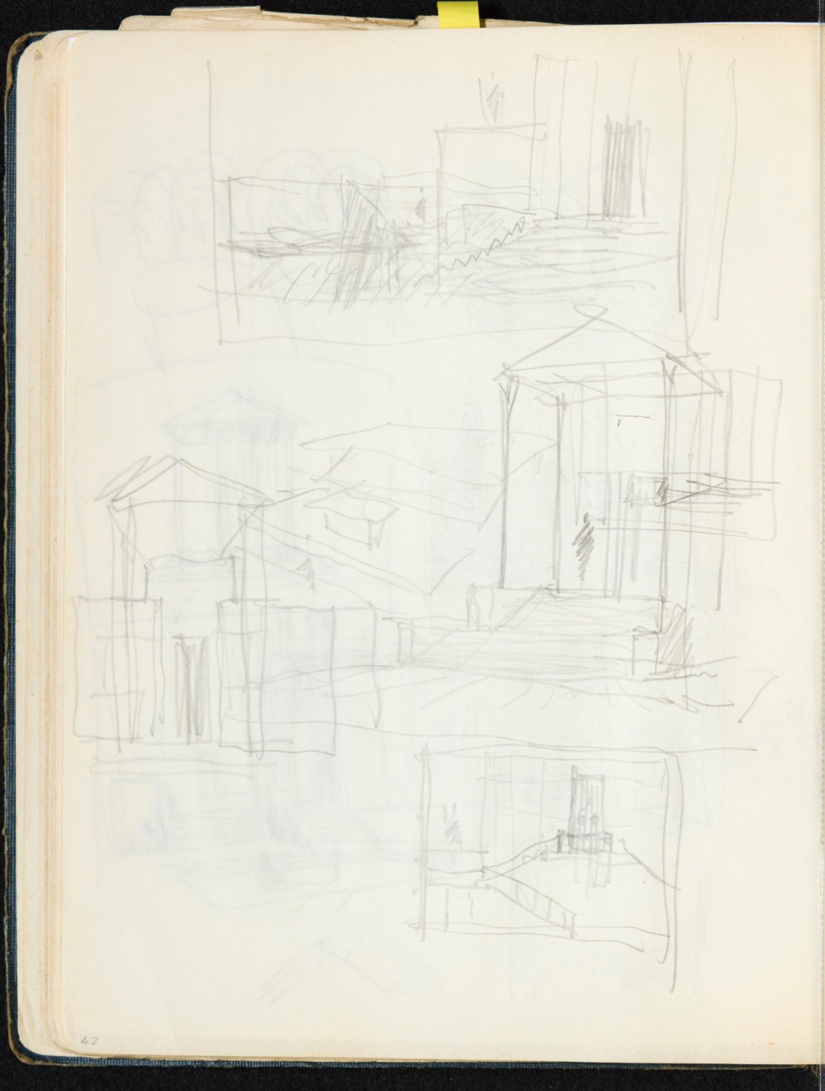 Sir Hugh Casson PRA, Britannia and Glyndebourne sketchbook