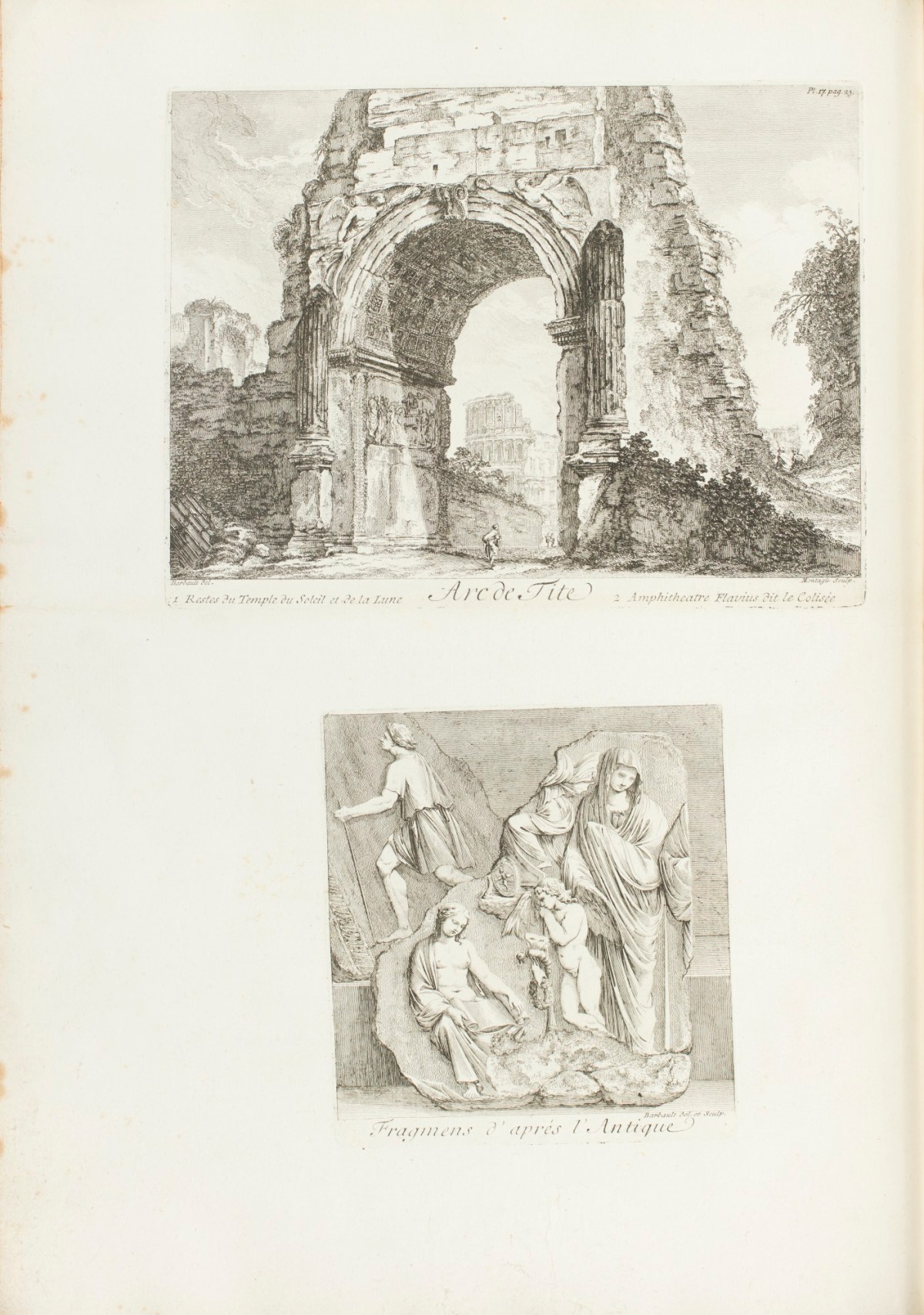 Jean Barbault, 'Arc de Tite.'