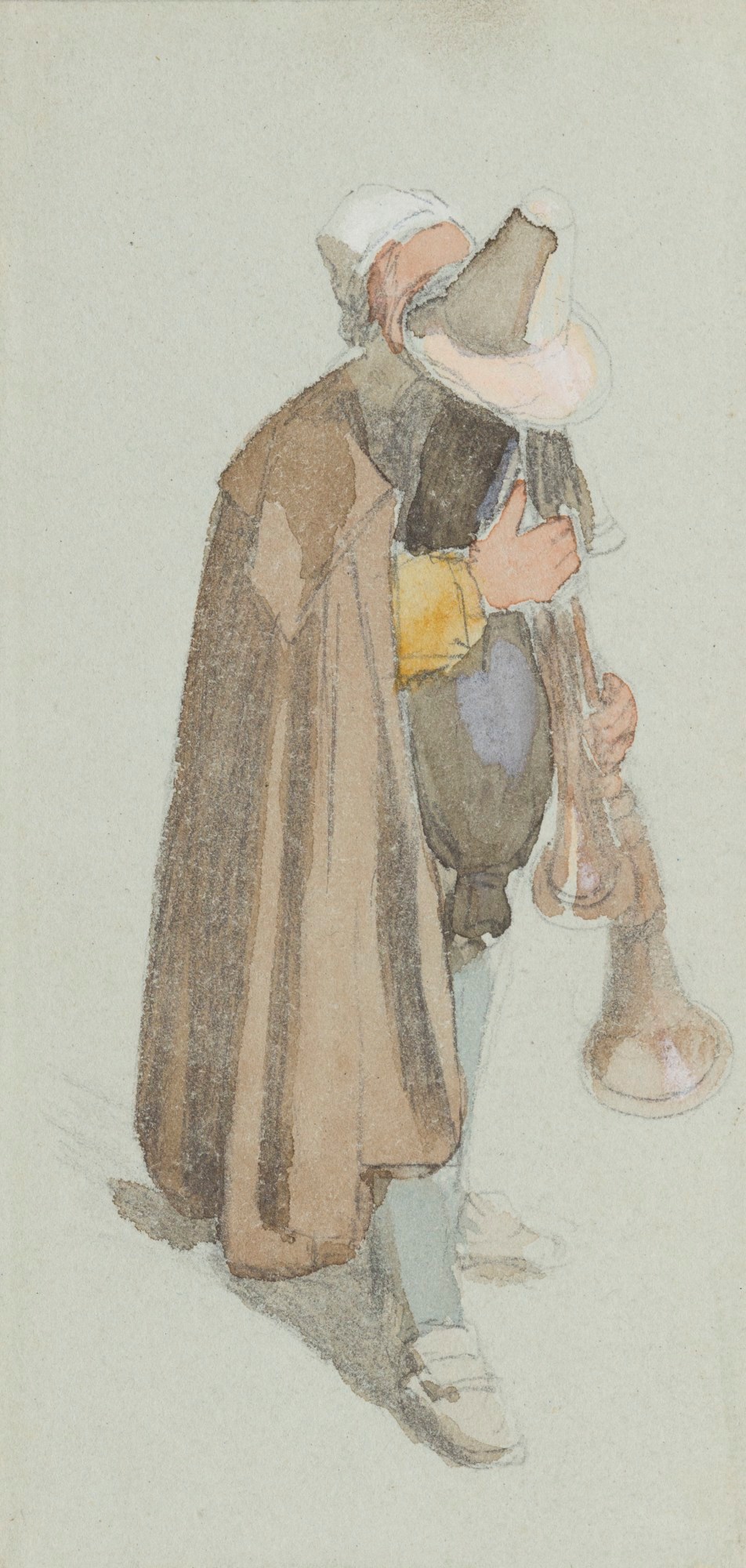 Clarkson Stanfield RA, A man playing a musical instrument