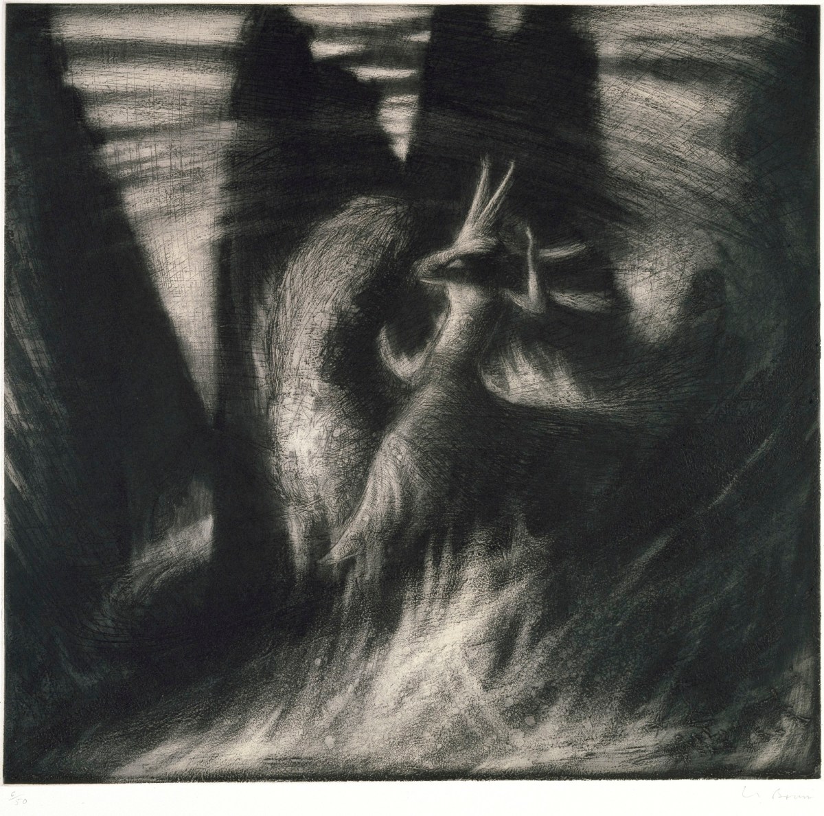 Sir Christopher Le Brun PPRA, Brünnhilde III, LXVII