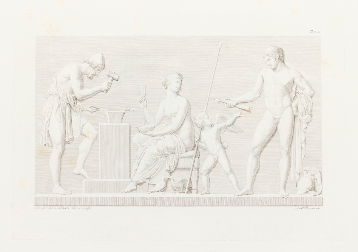Bertel Thorvaldsen, 'Le saette di amore.'