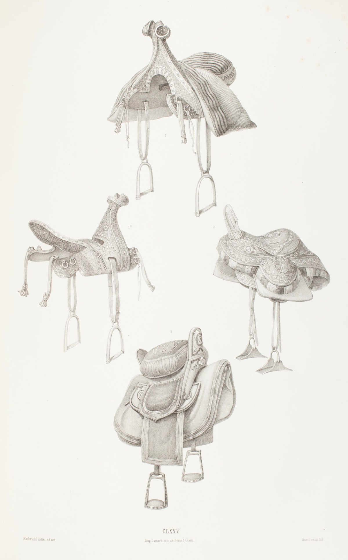 Alois Gustav Rockstuhl, Oriental saddles