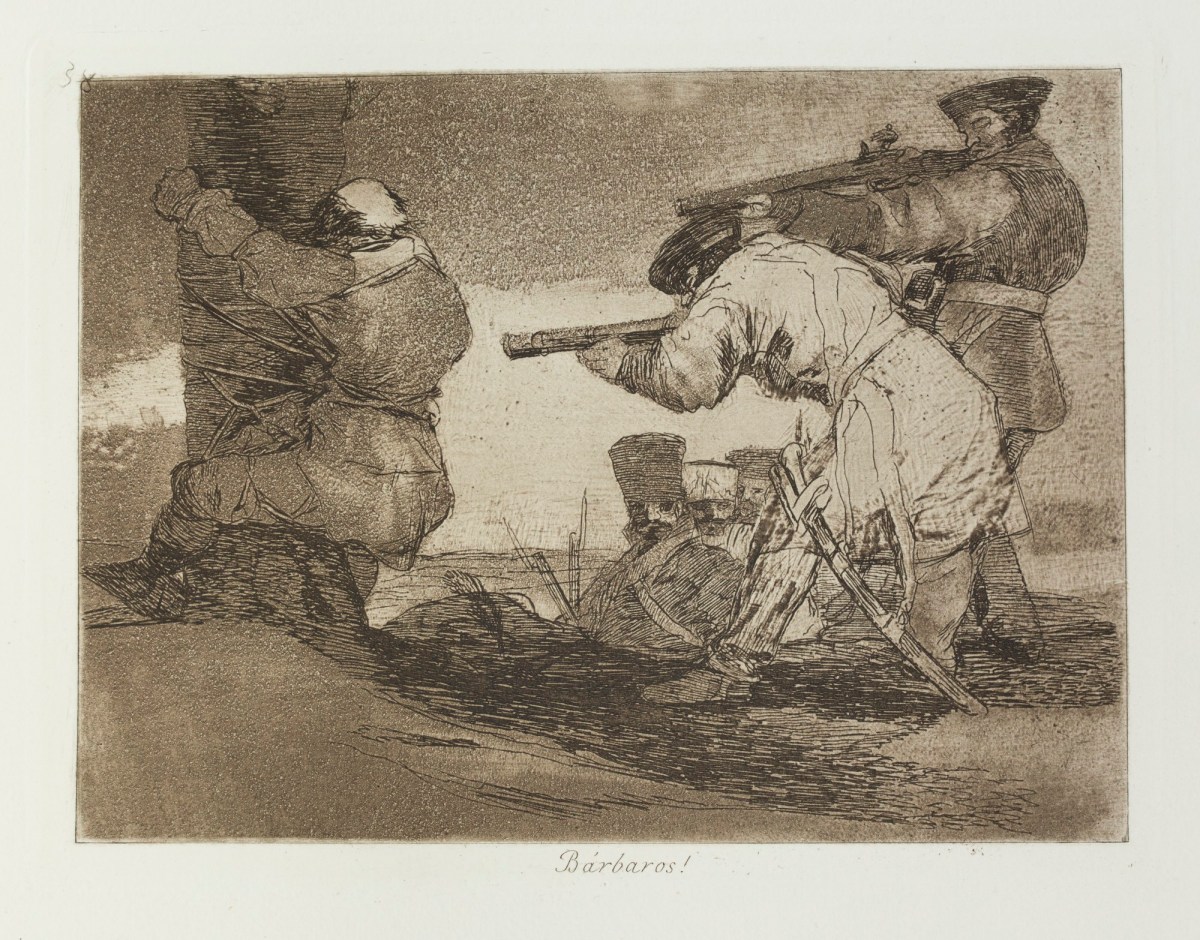 Francisco Goya, 'Bárbaros!'