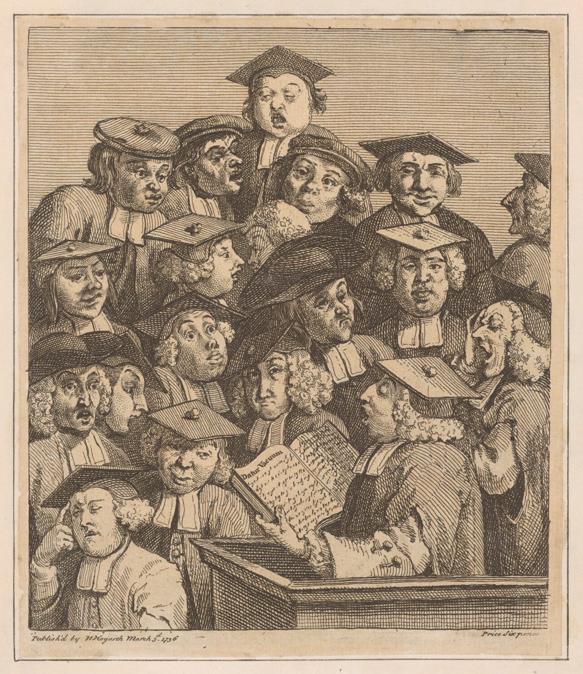 William Hogarth, Scholars at a Lecture