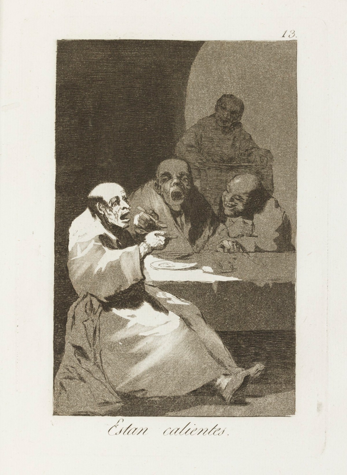 Francisco Goya, 'Estan calientes.'
