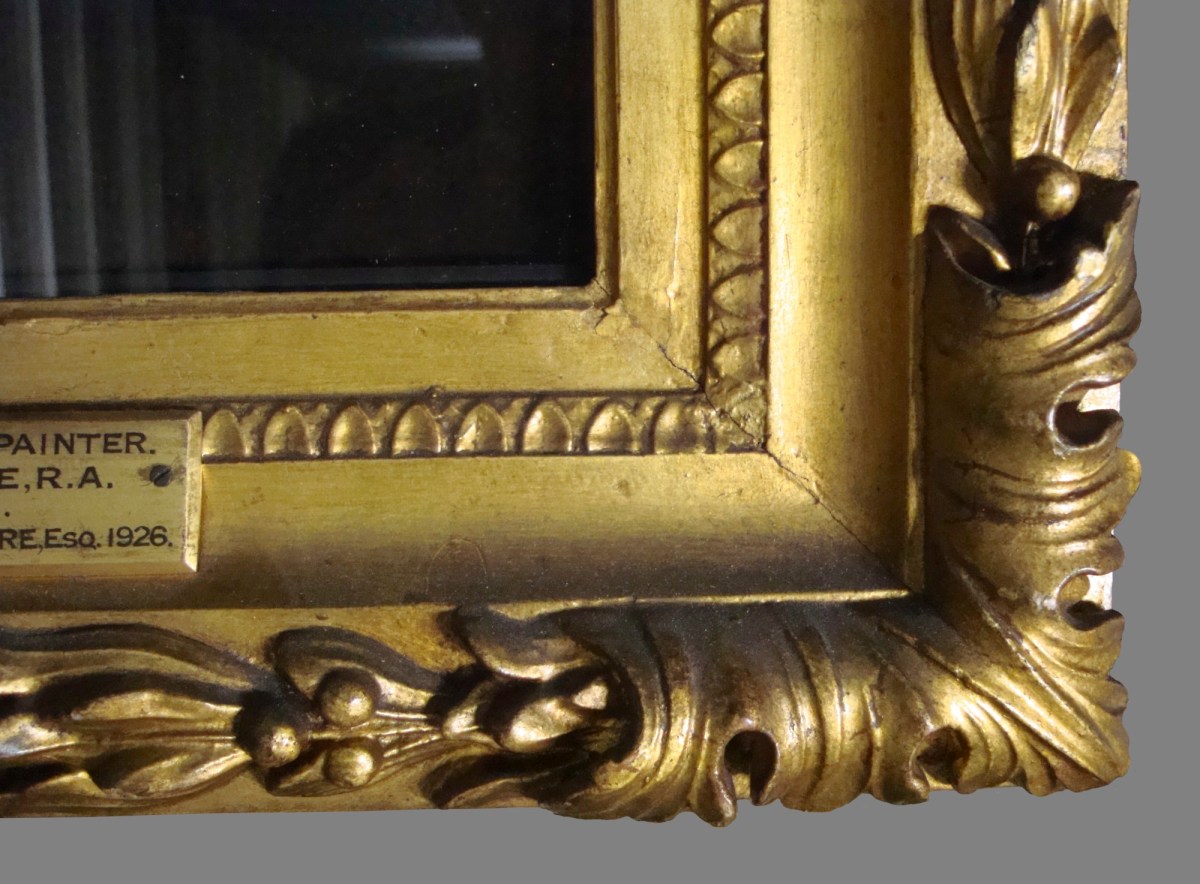 Unknown, Frame for Alfred Elmore RA 'Self-Portrait of Alfred Elmore, R.A.'