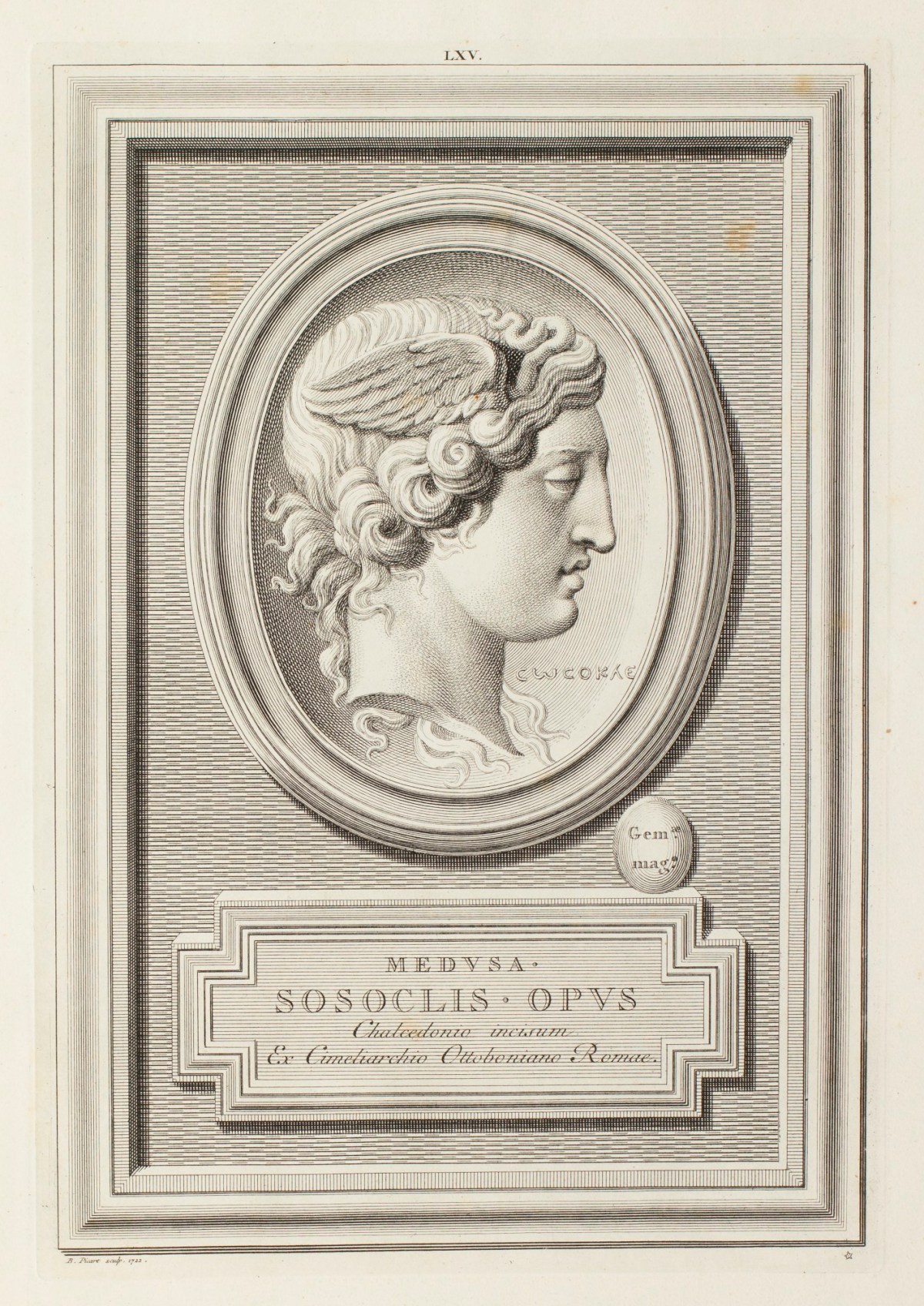 Bernard Picart, Head of Medusa