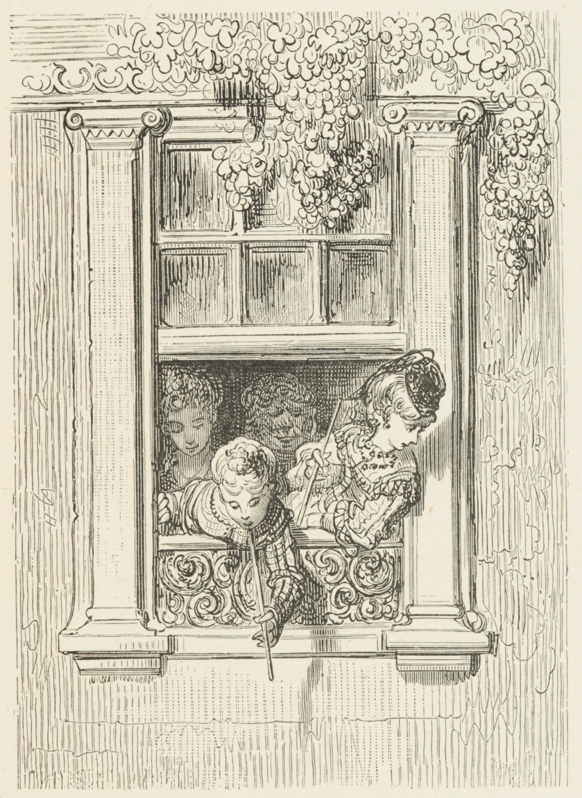 Gustave Doré, A Balcony Scene