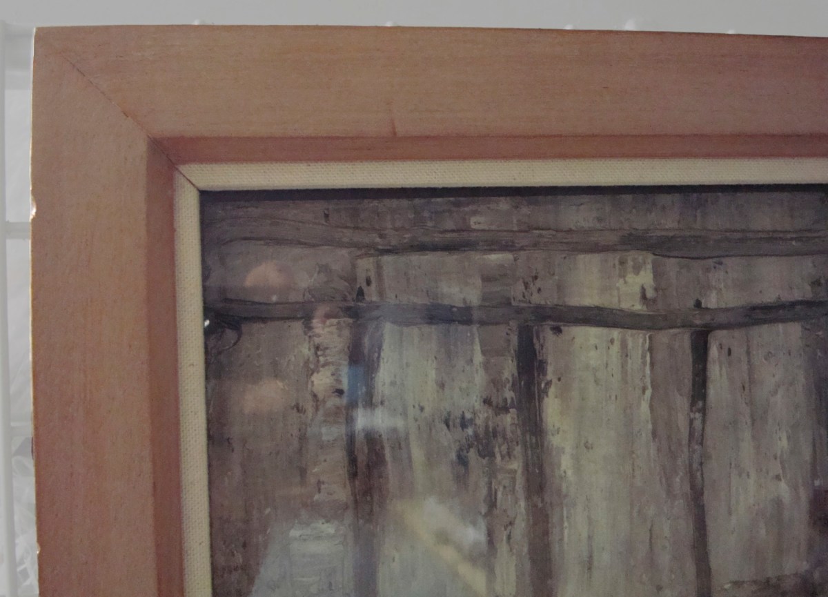 Unknown, Frame for Peter Coker RA 'Sheep Carcases on a Bench'